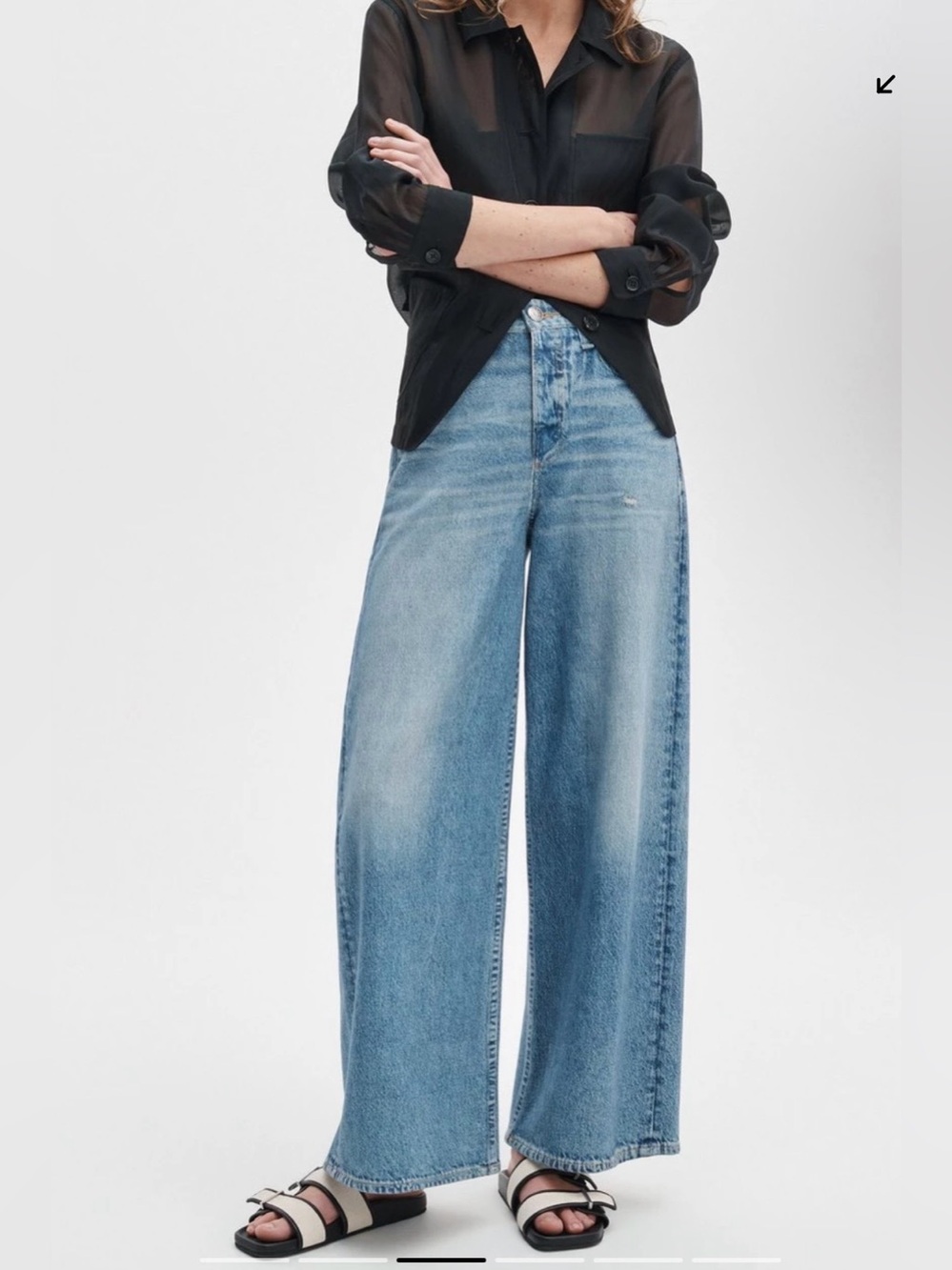 Rag & Bone Miramar Sofie Ankle-Length Pant Faux Denim Pants Size 30 - Picture 13 of 16